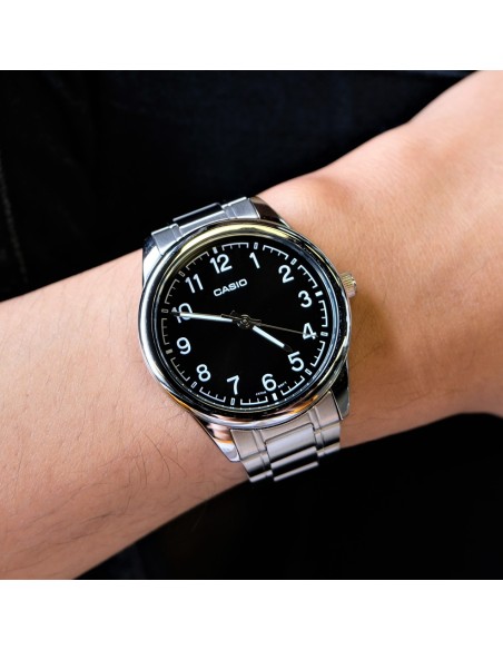 Reloj analogico CASIO mtp-v005d-1b4 correa de acero inoxidable
