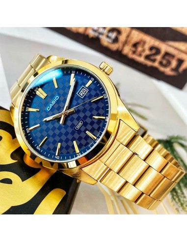 Reloj hombre cuarzo Casio Collection MTP-VD03G-2A correa de acero inoxidable 48 × 41 × 9.6 MM