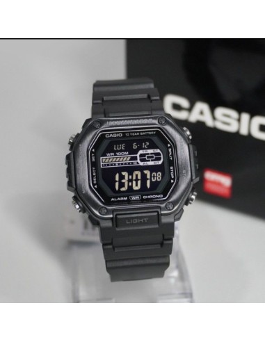 Casio MWD-110H-3AV 100m WR 10 year battery World Time Chronograhp led light quartz digital sport men’s watch