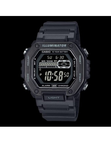 copy of Casio MWD-110H-3AV 100m WR 10 year battery World Time Chronograhp led light quartz digital sport men’s watch