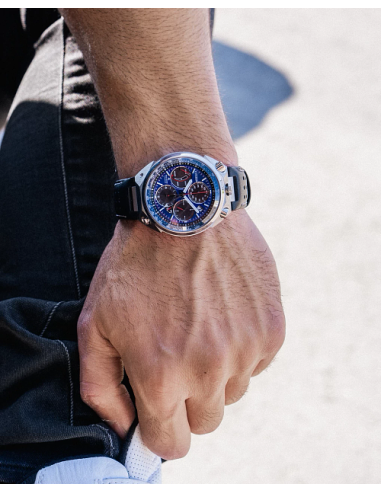 radio-control titanio solar Citizen Promaster Tsuno Chrono Racer AV0088-01L Limited Edition 43.3mm Super-Titanium