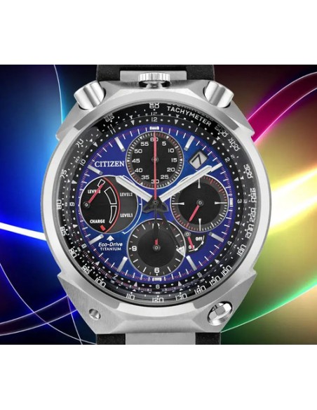 titanio solar Citizen Promaster Tsuno Chrono Racer AV0088-01L Limited Edition 43.3mm Super-Titanium