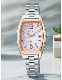 solar radio-control Titanio mujer Seiko Lukia Grow FEILER SSQW090 JDM  24.6mm