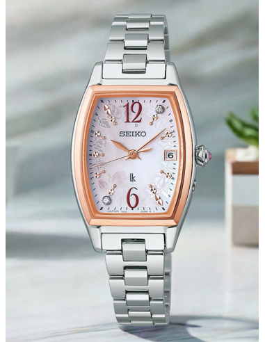 solar radio-control Titanio mujer Seiko Lukia Grow FEILER SSQW090 JDM  24.6mm