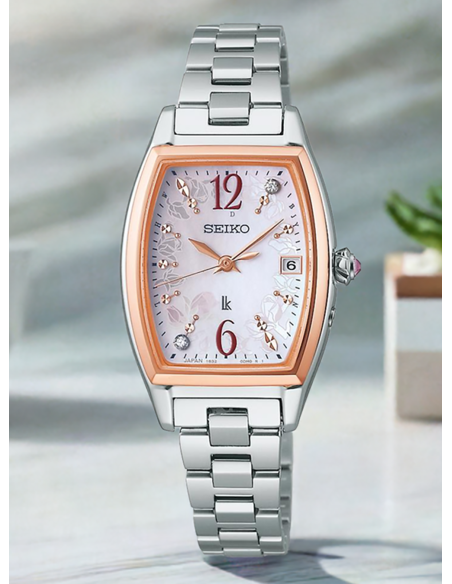 solar radio-control Titanio mujer Seiko Lukia Grow FEILER SSQW090 JDM  24.6mm