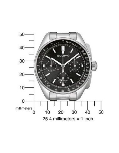 reloj cronógrafo hombre Bulova Apollo Lunar Pilot 96K111 43.5mm 50m WR Edición Especial