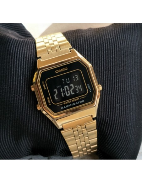Reloj Casio Digital Mujer LA680WGA-1B water resist - luz led
