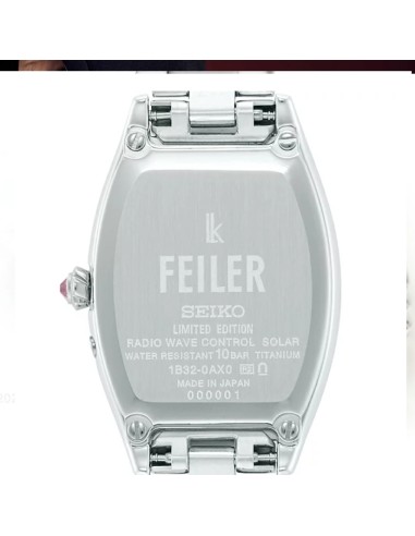 solar radio-control Titanio mujer Seiko Lukia Grow FEILER SSQW090 JDM  24.6mm