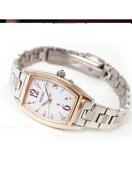 solar radio-control Titanio mujer Seiko Lukia Grow FEILER SSQW090 JDM  24.6mm