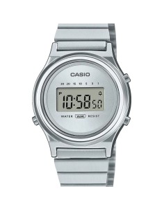 Reloj Casio mujer mini Collection LA700WE-7A correa de acero inoxidable 30.8 × 26.3 × 7.9 mm