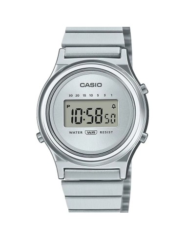 Reloj Casio mujer mini Collection LA700WE-7A correa de acero inoxidable 30.8 × 26.3 × 7.9 mm