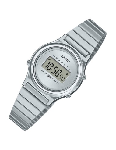 Reloj Casio mujer mini Collection LA700WE-7A correa de acero inoxidable 30.8 × 26.3 × 7.9 mm