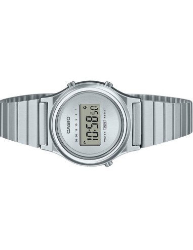 Reloj Casio mujer mini Collection LA700WE-7A correa de acero inoxidable 30.8 × 26.3 × 7.9 mm