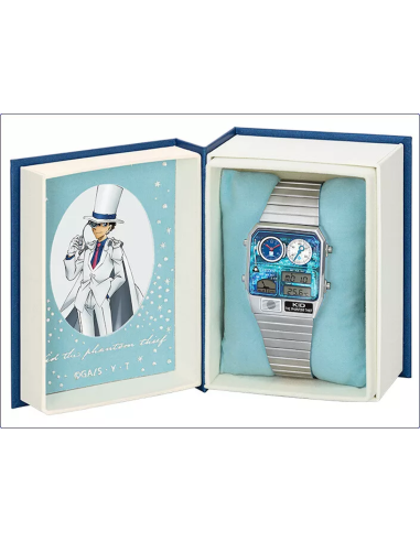 Citizen Detective Conan x Citizen Ana-Digi Temp Kid El Ladrón Fantasma JDM 35x31mm