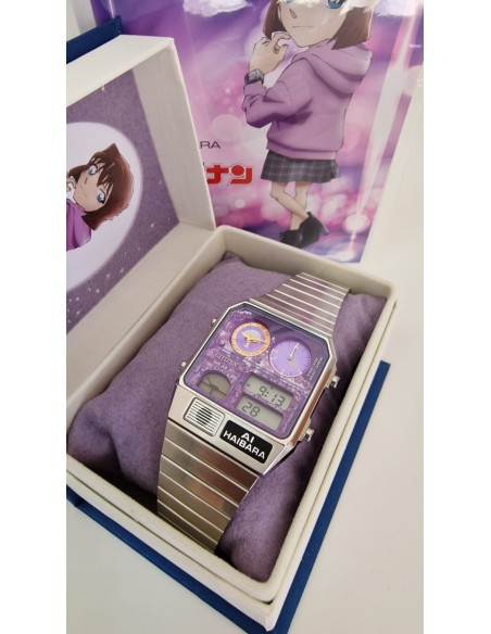 unisex Citizen Detective Conan x Citizen Ana-Digi Temp Ai Haibara Modelo Reloj Limitado 35x31mm JDM