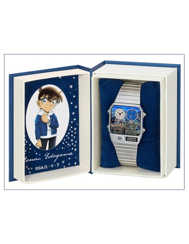 unisex Citizen Detective Conan x Citizen Ana-Digi Temp CONAN EDOGAWA Modelo Reloj Limitado 35x31m