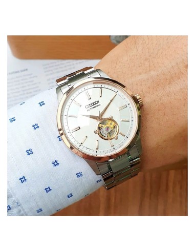 reloj automático hombre Citizen Open Heart NB4024-95A JDM 41mm Cristal de Zafiro 100m