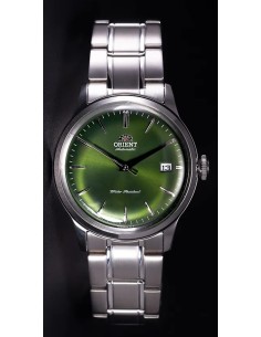 reloj automático hombre Orient Bambino Metal RA-AC0M09E 38.4mm 30m WR correa de acero Hand-Hacking (admite cuerda manual) 2