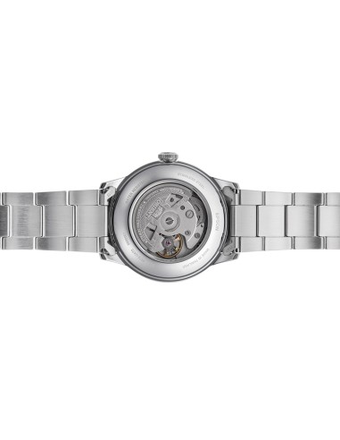 reloj automático hombre Orient Bambino Metal RA-AC0M09E 38.4mm 30m WR correa de acero Hand-Hacking (admite cuerda manual)