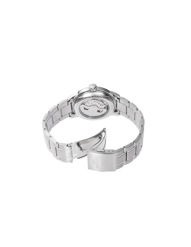 reloj automático hombre Orient Bambino Metal RA-AC0M09E 38.4mm 30m WR correa de acero Hand-Hacking (admite cuerda manual)