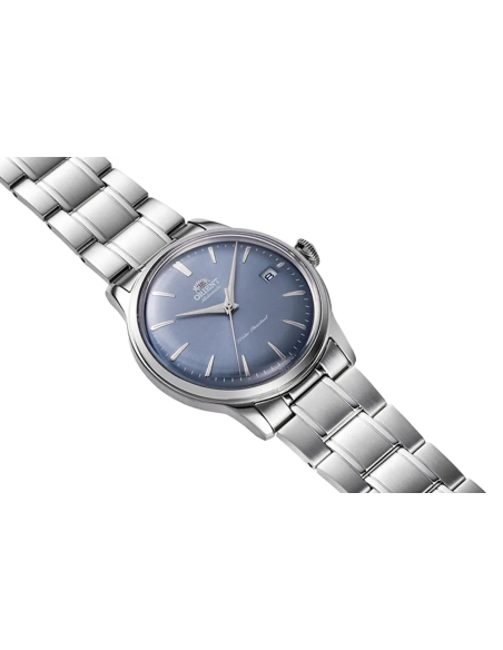 Reloj automático hombre Orient Bambino Metal  RA-AC0M10L 38.4mm 30m WR correa de acero Hand-Hacking (admite cuerda manual)
