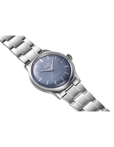 Reloj automático hombre Orient Bambino Metal  RA-AC0M10L 38.4mm 30m WR correa de acero Hand-Hacking (admite cuerda manual)