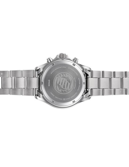 solar Orient Sports Chronograph Ice Blue Panda RA-TX0206L 42.8mm 200m WR cristal de zafiro