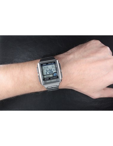 Reloj digital WV-59RD-1AEF Casio Wave Receptor correa de acero