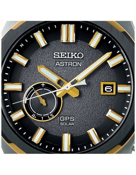 Reloj hombre Titanio GPS Solar Seiko Astron  SSJ026J1 42mm  3X62 100m WR Caja de titanio y aluminio correa de titanio