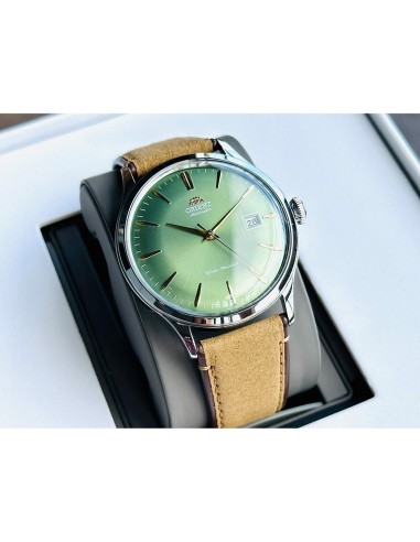 reloj automático hombre Orient Bambino RA-AC0P01E 42mm correa de cuero