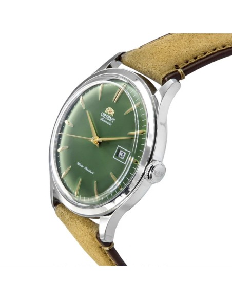 reloj automático hombre Orient Bambino RA-AC0P01E 42mm correa de cuero