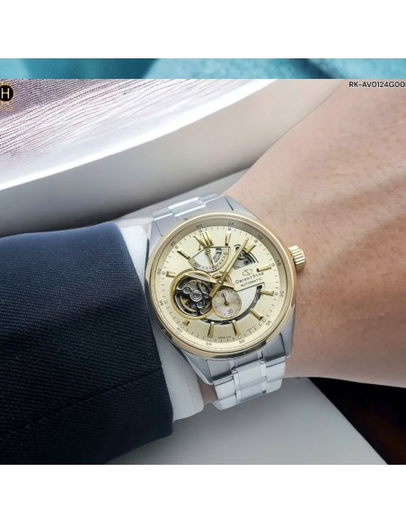 automático hombre Orient Star Skeleton Contemporary RE-AV0124G 41mm 100m WR cristal de zafiro