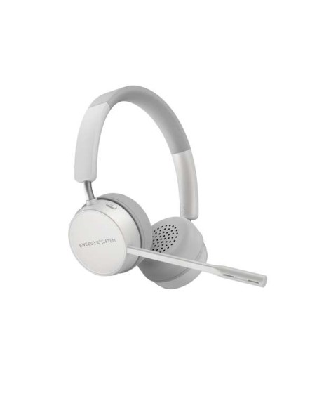 Energy Sistem Auriculares Inalambricos Office 6 - Bluetooth 5.0 - HQ Llamadas de Voz - Carga Rapida - Color Blanco