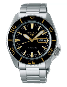 reloj automático hombre Seiko 5 Sports SRPK99K1 42.5mm 100m WR 4R36 correa de acero