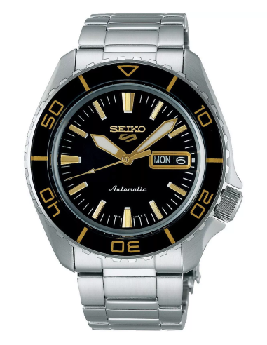 reloj automático hombre Seiko 5 Sports SRPK99K1 42.5mm 100m WR 4R36 correa de acero