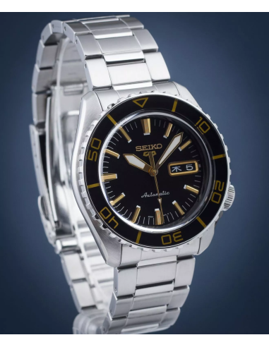 reloj automático hombre Seiko 5 Sports SRPK99K1 42.5mm 100m WR 4R36 correa de acero