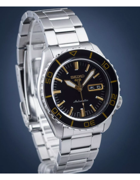 reloj automático hombre Seiko 5 Sports SRPK99K1 42.5mm 100m WR 4R36 correa de acero