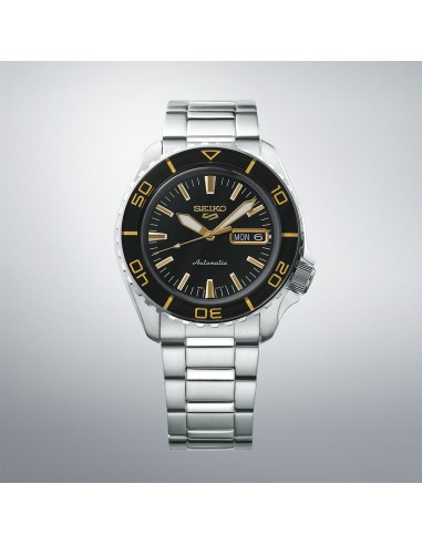 reloj automático hombre Seiko 5 Sports SRPK99K1 42.5mm 100m WR 4R36 correa de acero