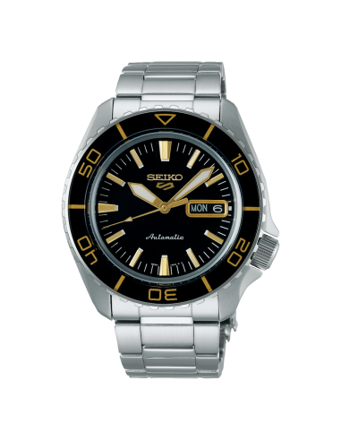 reloj automático hombre Seiko 5 Sports SRPK99K1 42.5mm 100m WR 4R36 correa de acero