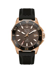 reloj hombre  Bulova Men's Marine Star Precisionist 98B421  262kHz 43mm 200m WR cristal de zafiro correa de silicona