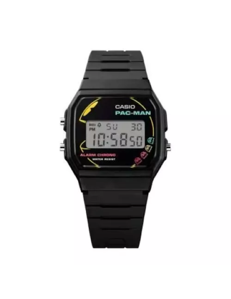 reloj unisex Casio PAC-MAN F-91WPC-1JR JDM 38,2 × 35,2 × 8,5 mm PAC-MAN 45 Aniversario JDM (mercado interior japonés)
