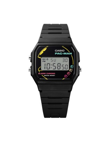 reloj unisex Casio PAC-MAN F-91WPC-1JR JDM 38,2 × 35,2 × 8,5 mm PAC-MAN 45 Aniversario JDM (mercado interior japonés)