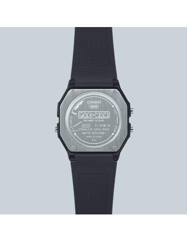 reloj unisex Casio PAC-MAN F-91WPC-1JR JDM 38,2 × 35,2 × 8,5 mm PAC-MAN 45 Aniversario JDM (mercado interior japonés)