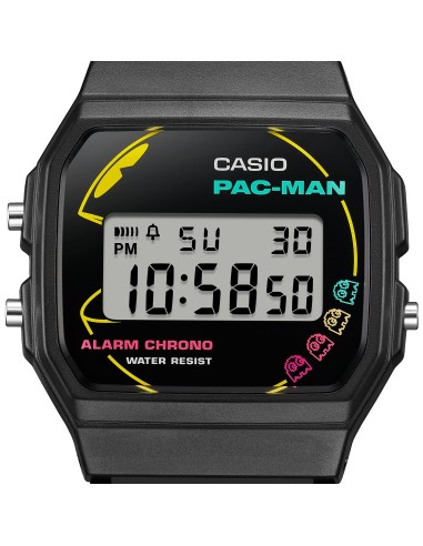 reloj unisex Casio PAC-MAN F-91WPC-1JR JDM 38,2 × 35,2 × 8,5 mm PAC-MAN 45 Aniversario JDM (mercado interior japonés)