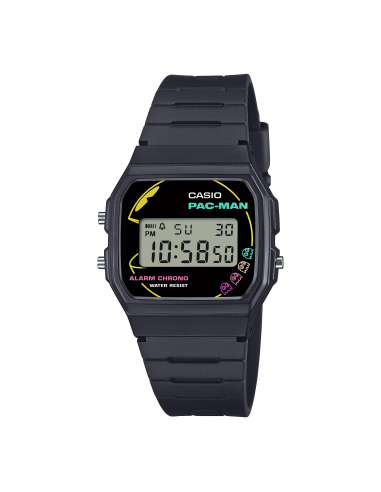 reloj unisex Casio PAC-MAN F-91WPC-1JR JDM 38,2 × 35,2 × 8,5 mm PAC-MAN 45 Aniversario JDM (mercado interior japonés)