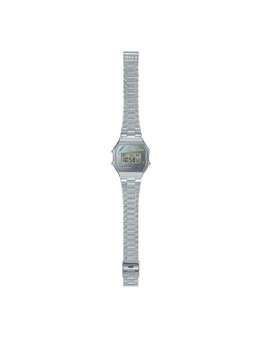 unisex Casio PAC-MAN A168WEPC-7AJR JDM PAC-MAN 45 Aniversario  38,6 × 36,3 × 9,6 mm