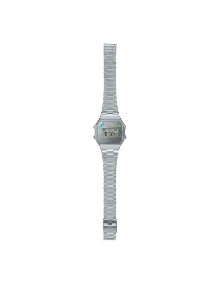 unisex Casio PAC-MAN A168WEPC-7AJR JDM PAC-MAN 45 Aniversario  38,6 × 36,3 × 9,6 mm