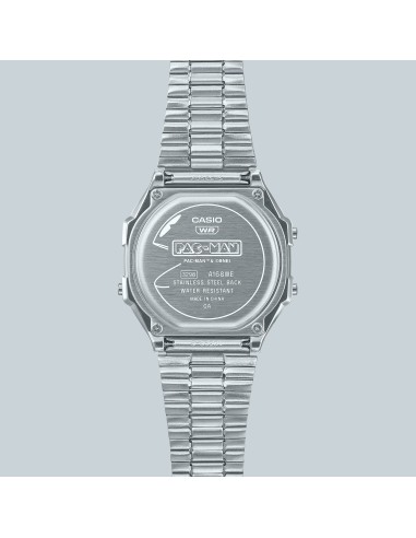 unisex Casio PAC-MAN A168WEPC-7AJR JDM PAC-MAN 45 Aniversario  38,6 × 36,3 × 9,6 mm