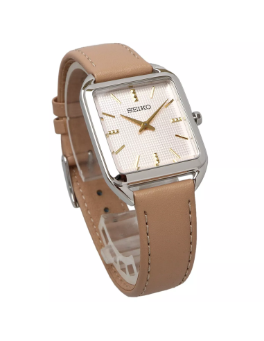 reloj mujer cuarzo Seiko Classic SWR089P1 26mm50m WR correa de cuero
