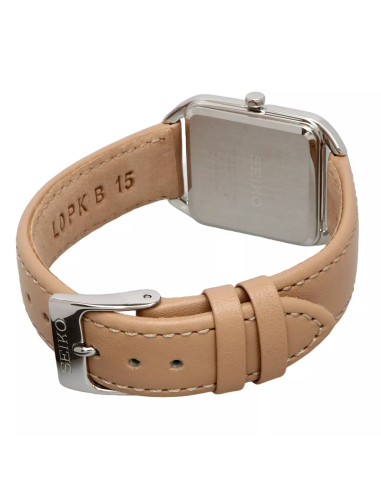 reloj mujer cuarzo Seiko Classic SWR089P1 26mm50m WR correa de cuero